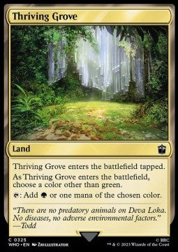 Thriving Grove⁣ - Universes Beyond: Doctor Who⁣ (Common)⁣ [325]