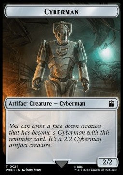 Cyberman Token (A 2/2) // Mark of the Rani - Universes Beyond: Doctor Who: Extras (Token) [XWHO-T 24/15]