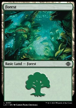 Forest (V.1)⁣ - The Lost Caverns of Ixalan: Extras⁣ (Land)⁣ [401]