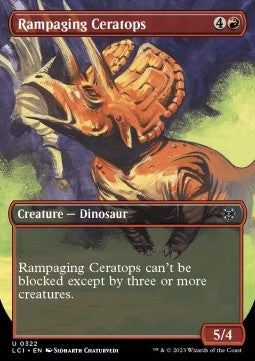Rampaging Ceratops⁣ - The Lost Caverns of Ixalan: Extras⁣ (Uncommon)⁣ [322]