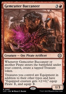 Gemcutter Buccaneer⁣ - Commander: The Lost Caverns of Ixalan⁣ (Rare)⁣ [87]