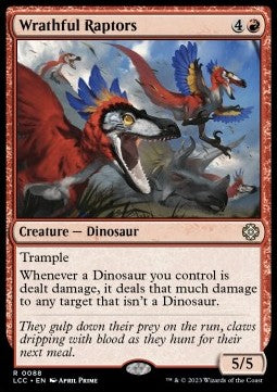 Wrathful Raptors⁣ - Commander: The Lost Caverns of Ixalan⁣ (Rare)⁣ [88]
