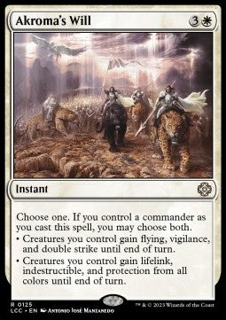 Akroma's Will⁣ - Commander: The Lost Caverns of Ixalan⁣ (Rare)⁣ [125]