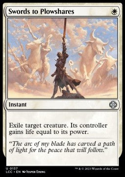 Swords to Plowshares⁣ - Commander: The Lost Caverns of Ixalan⁣ (Uncommon)⁣ [137]