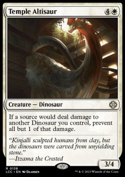Temple Altisaur⁣ - Commander: The Lost Caverns of Ixalan⁣ (Rare)⁣ [138]