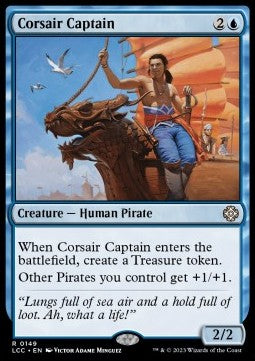 Corsair Captain⁣ - Commander: The Lost Caverns of Ixalan⁣ (Rare)⁣ [149]