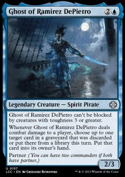 Ghost of Ramirez DePietro⁣ - Commander: The Lost Caverns of Ixalan⁣ (Uncommon)⁣ [157]