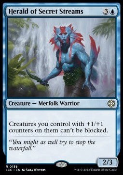 Herald of Secret Streams⁣ - Commander: The Lost Caverns of Ixalan⁣ (Rare)⁣ [158]
