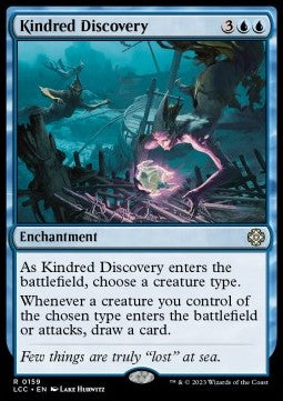 Kindred Discovery⁣ - Commander: The Lost Caverns of Ixalan⁣ (Rare)⁣ [159]