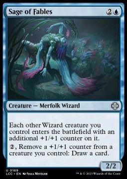 Sage of Fables⁣ - Commander: The Lost Caverns of Ixalan⁣ (Uncommon)⁣ [169]