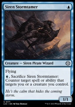 Siren Stormtamer⁣ - Commander: The Lost Caverns of Ixalan⁣ (Uncommon)⁣ [171]