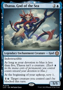 Thassa, God of the Sea⁣ - Commander: The Lost Caverns of Ixalan⁣ (Mythic)⁣ [176]