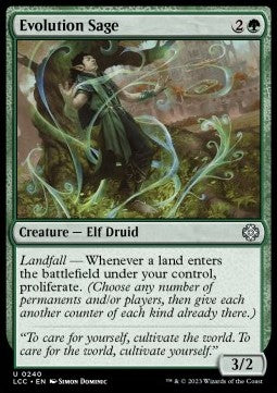 Evolution Sage⁣ - Commander: The Lost Caverns of Ixalan⁣ (Uncommon)⁣ [240]