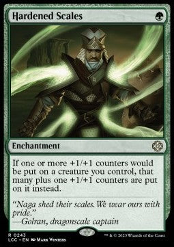 Hardened Scales⁣ - Commander: The Lost Caverns of Ixalan⁣ (Rare)⁣ [243]