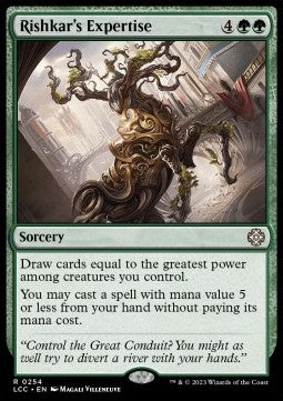 Rishkar's Expertise⁣ - Commander: The Lost Caverns of Ixalan⁣ (Rare)⁣ [254]