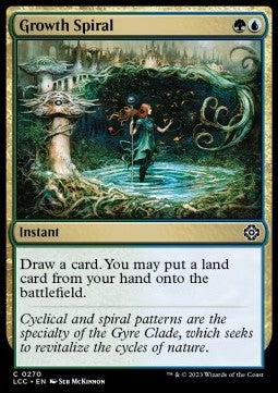 Growth Spiral⁣ - Commander: The Lost Caverns of Ixalan⁣ (Uncommon)⁣ [270]