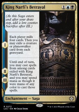 King Narfi's Betrayal⁣ - Commander: The Lost Caverns of Ixalan⁣ (Rare)⁣ [272]
