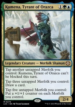 Kumena, Tyrant of Orazca⁣ - Commander: The Lost Caverns of Ixalan⁣ (Mythic)⁣ [274]
