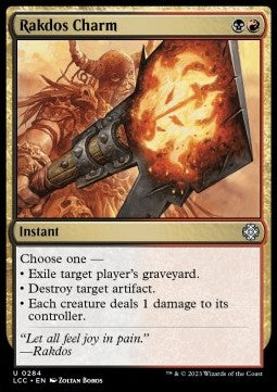 Rakdos Charm⁣ - Commander: The Lost Caverns of Ixalan⁣ (Uncommon)⁣ [284]