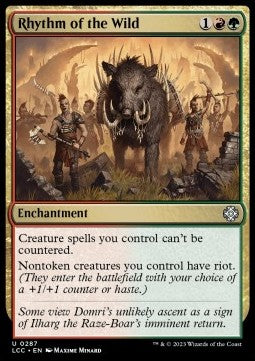 Rhythm of the Wild⁣ - Commander: The Lost Caverns of Ixalan⁣ (Uncommon)⁣ [287]