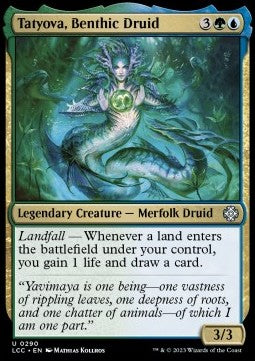 Tatyova, Benthic Druid⁣ - Commander: The Lost Caverns of Ixalan⁣ (Uncommon)⁣ [290]