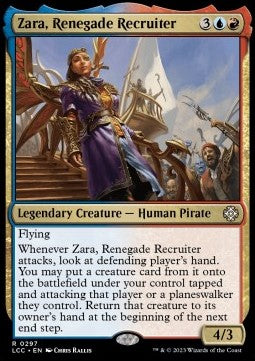Zara, Renegade Recruiter⁣ - Commander: The Lost Caverns of Ixalan⁣ (Rare)⁣ [297]