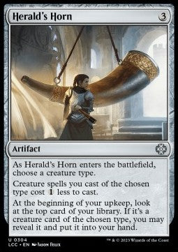 Herald's Horn⁣ - Commander: The Lost Caverns of Ixalan⁣ (Uncommon)⁣ [304]