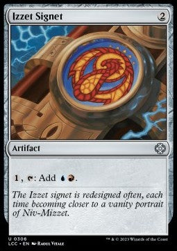 Izzet Signet⁣ - Commander: The Lost Caverns of Ixalan⁣ (Uncommon)⁣ [306]
