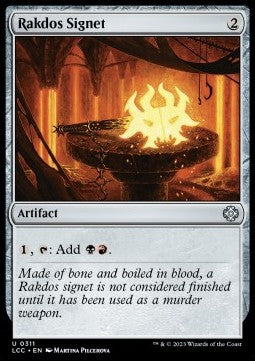 Rakdos Signet⁣ - Commander: The Lost Caverns of Ixalan⁣ (Uncommon)⁣ [311]