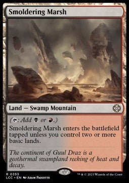 Smoldering Marsh⁣ - Commander: The Lost Caverns of Ixalan⁣ (Rare)⁣ [353]