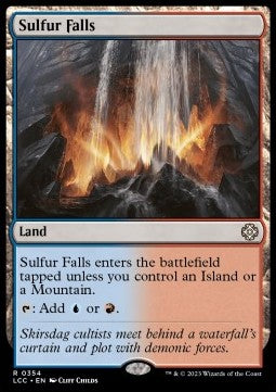Sulfur Falls⁣ - Commander: The Lost Caverns of Ixalan⁣ (Rare)⁣ [354]