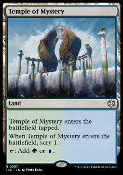 Temple of Mystery⁣ - Commander: The Lost Caverns of Ixalan⁣ (Rare)⁣ [357]
