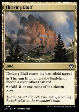 Thriving Bluff⁣ - Commander: The Lost Caverns of Ixalan⁣ (Common)⁣ [361]