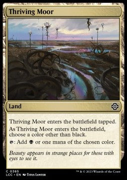 Thriving Moor⁣ - Commander: The Lost Caverns of Ixalan⁣ (Common)⁣ [365]