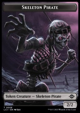 Skeleton Pirate Token (B 2/2) // Copy Token - The Lost Caverns of Ixalan: Tokens (Token) [TLCI-T 8/1]