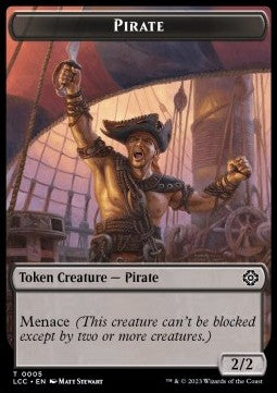 Pirate Token (B 2/2) // The Monarch - The Lost Caverns of Ixalan: Tokens (Token) [TLCI-CT 5/18]
