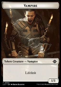 Vampire Token (W 1/1 Lifelink) // Sorin, Lord of Innistrad Emblem - The Lost Caverns of Ixalan: Tokens (Token) [TLCI-CT 4/16]