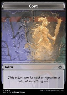 Copy Token // Dinosaur Token (G 3/3 Trample) - The Lost Caverns of Ixalan: Tokens (Token) [TLCI-CT 1/10]