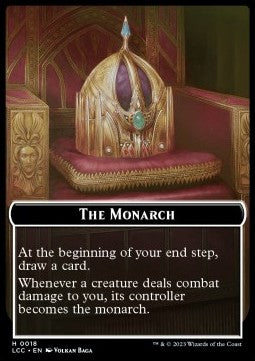 The Monarch // Dinosaur Token (G 3/3 Trample) - The Lost Caverns of Ixalan: Tokens (Token) [TLCI-CT 18/10]