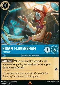 Hiram Flaversham - Toymaker⁣ - Rise of the Floodborn⁣ (Rare)⁣ [149]