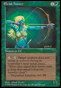Elvish Hunter (V.1) - Fallen Empires (Common)