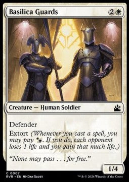 Basilica Guards⁣ - Ravnica Remastered⁣ (Common)⁣ [7]