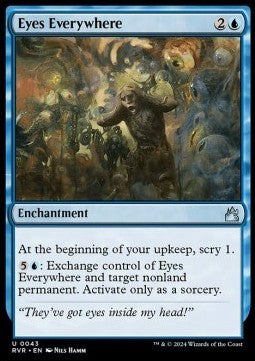 Eyes Everywhere⁣ - Ravnica Remastered⁣ (Uncommon)⁣ [43]