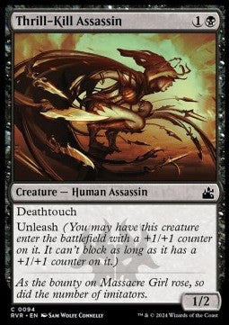 Thrill-Kill Assassin⁣ - Ravnica Remastered⁣ (Common)⁣ [94]