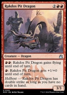 Rakdos Pit Dragon⁣ - Ravnica Remastered⁣ (Uncommon)⁣ [120]