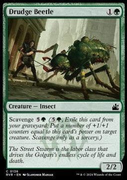 Drudge Beetle⁣ - Ravnica Remastered⁣ (Common)⁣ [136]