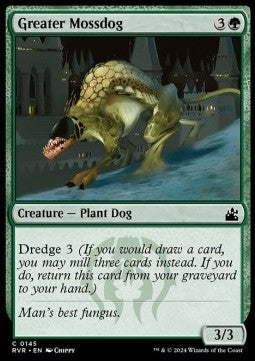 Greater Mossdog⁣ - Ravnica Remastered⁣ (Common)⁣ [145]