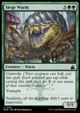 Siege Wurm⁣ - Ravnica Remastered⁣ (Common)⁣ [155]