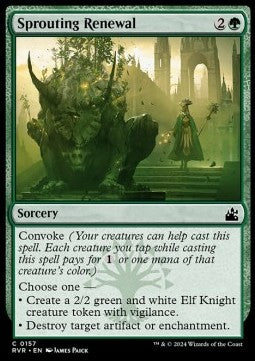 Sprouting Renewal⁣ - Ravnica Remastered⁣ (Common)⁣ [157]