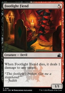 Footlight Fiend⁣ - Ravnica Remastered⁣ (Common)⁣ [181]